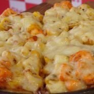 corn capsicum pizza